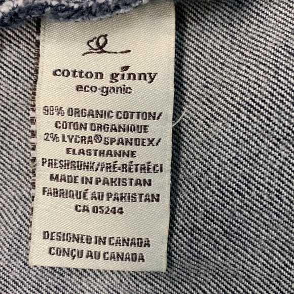 Vintage Cotton Ginny Women’s Jean Denim Jacket Size Small - Picture 5 of 7